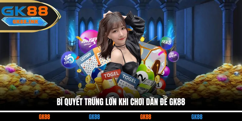 Bí quyết trúng lớn khi chơi dàn đề GK88