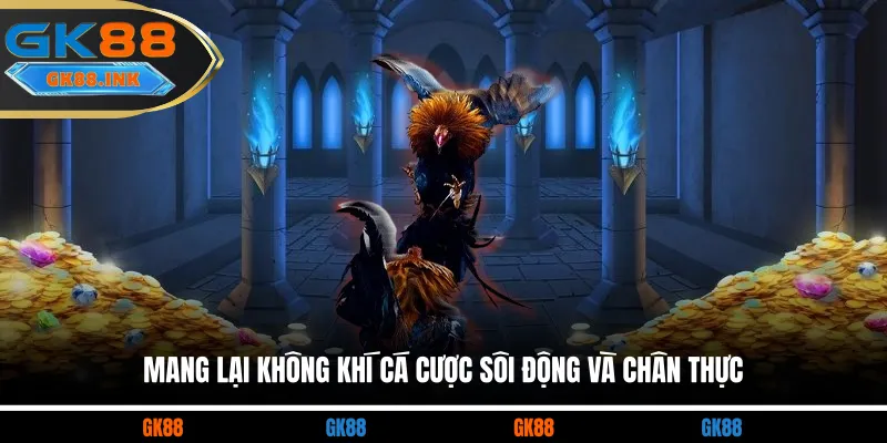 Mang lại không khí cá cược sôi động và chân thực