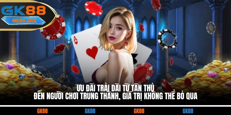 Ưu đãi trải dài từ tân thủ đến người chơi trung thành, giá trị không thể bỏ qua